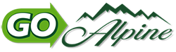GO Alpine logo.