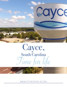 Cayce, South Carolina brochure cover.