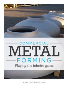 Commercial Metal Forming brochure cover.