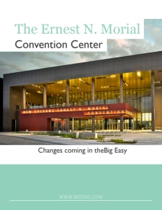Ernest N. Morial Convention Center brochure cover.