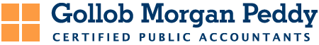 Gollob Morgan Peddy logo. CPAs.