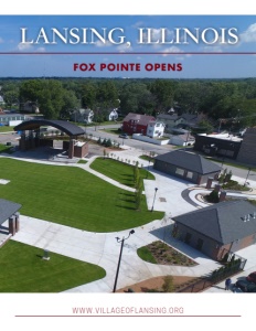 Lansing, Illinois brochure cover.