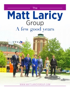 Matt Laricy Group brochure cover.