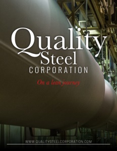 Quality Steel Corporation brochure cover.