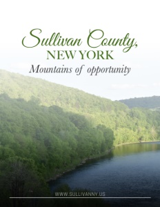 Sullivan County, NY brochure cover.