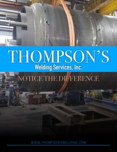 Thompson's Welding Services Inc. brochure cover.