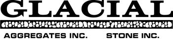 Glacial Aggregates Inc. Stone Inc. logo.