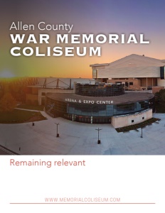 Allen County War Memorial Coliseum brochure cover