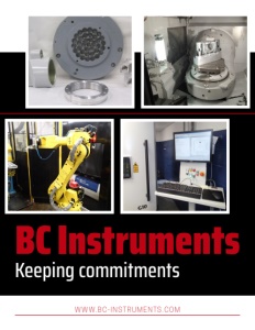 BC Instruments brochure cover.