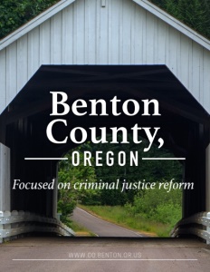 Benton County, Oregon brochure cover.