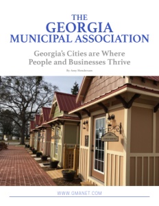 The Georgia Municipal Association brochure cover.