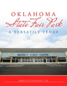 Oklahoma State Fair Park brochure cover.