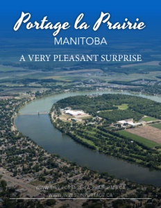 Portage la Prairie, Manitoba brochure cover.