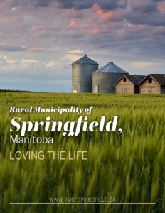 Rural Municipality of Springfield, Manitoba brochure cover.