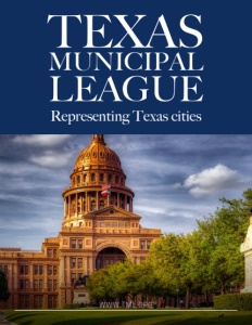 Texas Municipal League brochure cover.