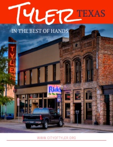 Tyler, Texas brochure cover.