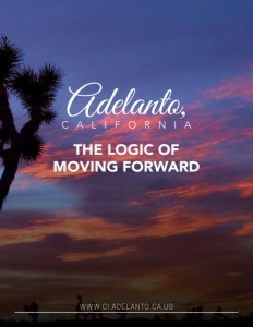 Adelanto, California brochure cover.
