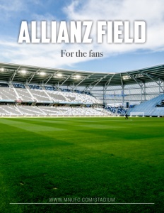 Allianz Field brochure cover.