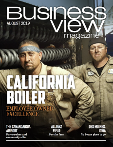 August 2019 Issue Cover of Business View Magazine