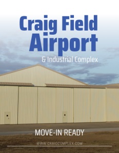 Craig Field Airport brochure cover.