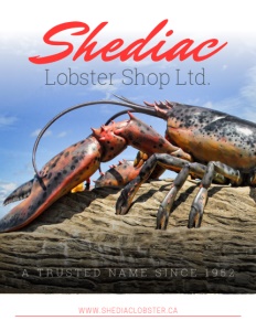 Shediac Lobster Shop Ltd. brochure cover.
