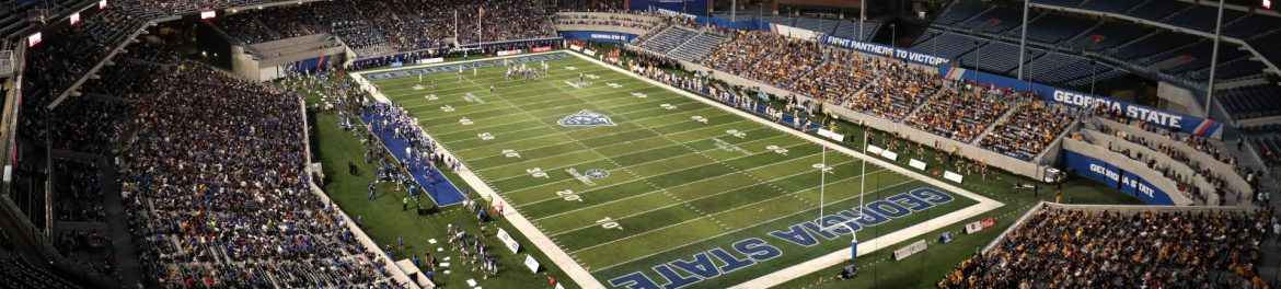 Georgia State Stadium view of the stands during a game.