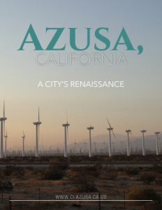 Azusa, California brochure cover.