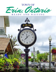 Erin, Ontario brochure cover.