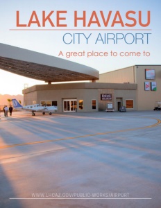 Lake Havasu City Airport brochure cover.