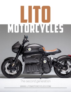 Lito Motorcycles brochure cover.