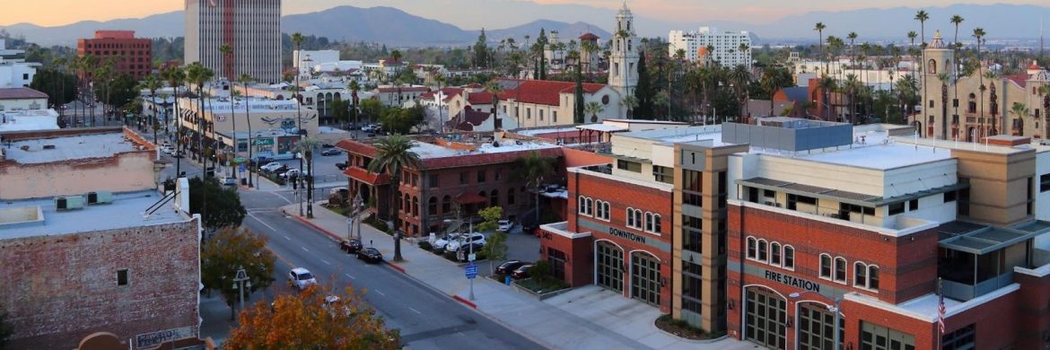 Riverside, California, downtown.