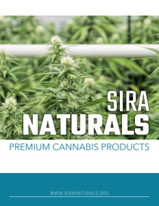 Sira Naturals brochure cover.