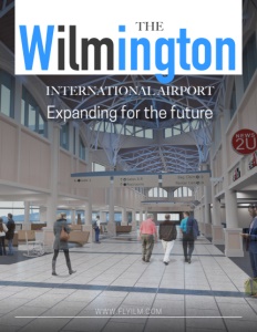 Wilmington International Airport brochure cover.