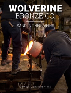 Wolverine Bronze Co brochure cover.