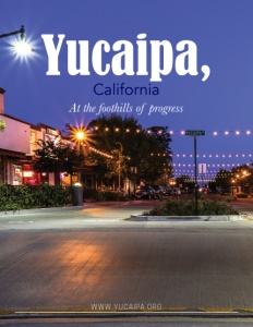 Yucaipa, California brochure cover.
