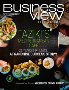 November 2019 issue cover of Business View Magazine.