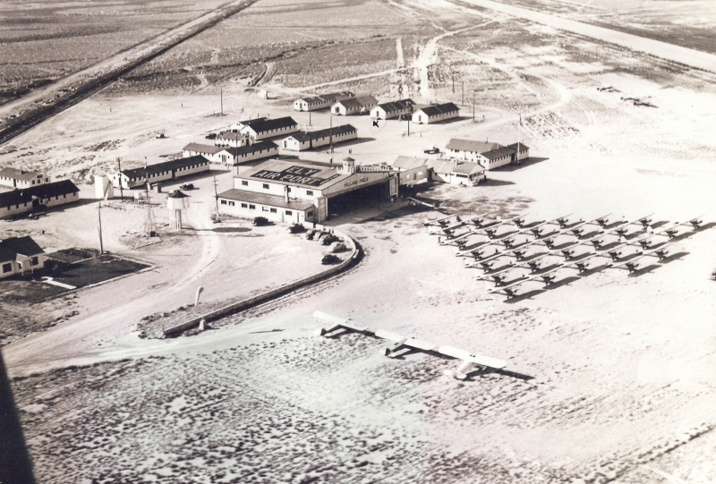 Ely Airport 1943 aerial view.