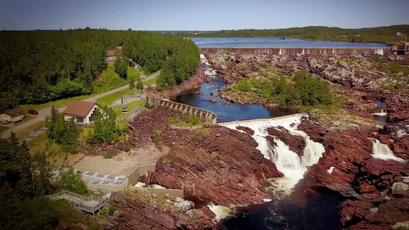 Grand Falls-Windsor, Newfoundland Salmon ladder