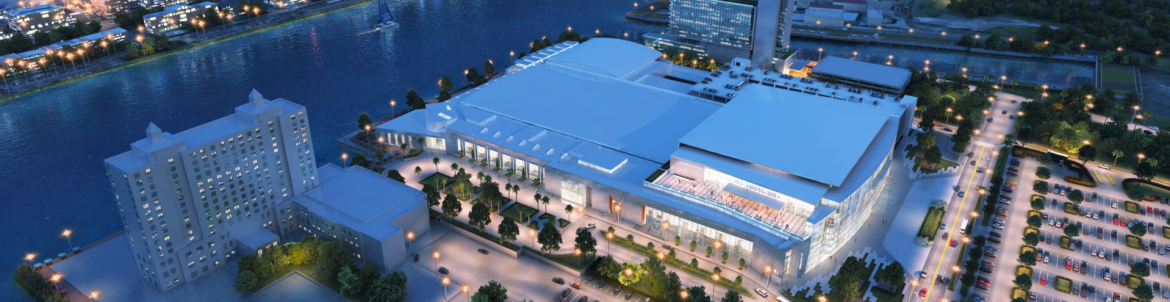 Savannah Convention Center aerial exterior